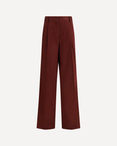 Wool sartorial Trousers - BORDEAUX | Base Blu