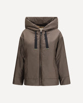 Daria padded Jacket - BROWN | Base Blu