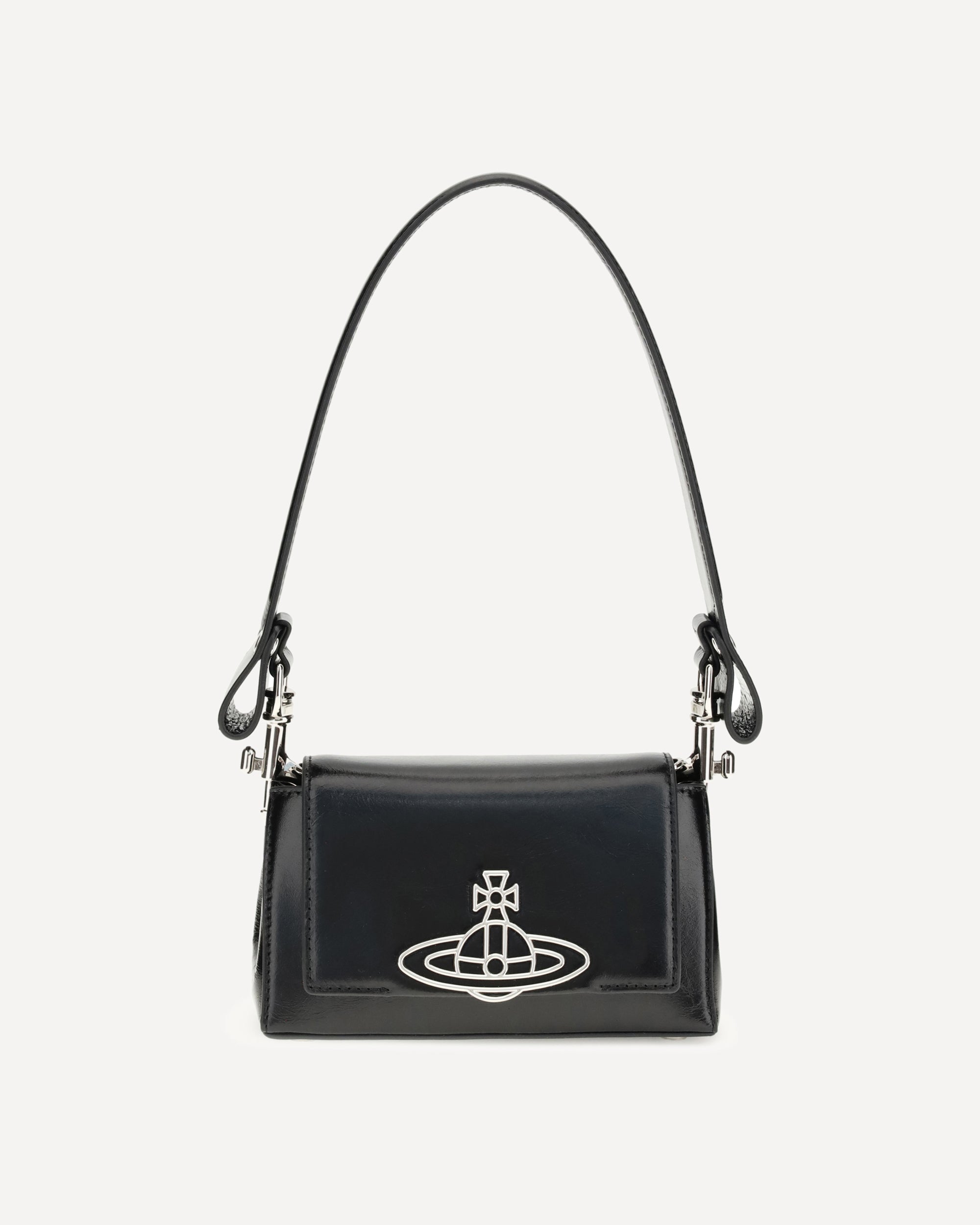 VIVIENNE WESTWOOD Hazel small Shoulder Bag BLACK | Base Blu