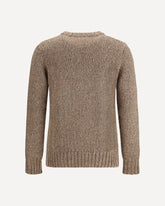 Crewneck Wool Sweater - BROWN | Base Blu