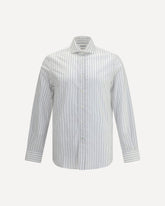 Striped Shirt - WHITE | Base Blu