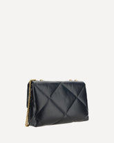 Kira Diamond Shoulder Bag - BLACK | Base Blu