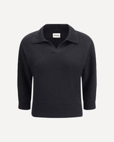 Herve Sweater - BLACK | Base Blu