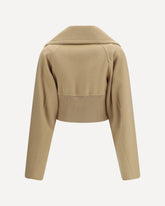 Short wool Coat - BEIGE | Base Blu