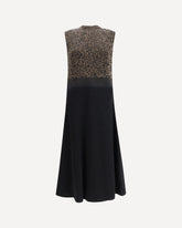 Shetland wool and cashmere Dress - BLACK | Base Blu