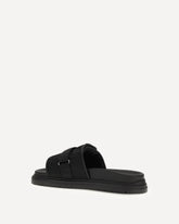 Sandali slide Chunky - NERO | Base Blu