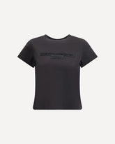 T-shirt in Cotone con logo - GRIGIO | Base Blu