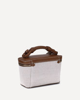 B-army Vanity Handbag - BEIGE | Base Blu