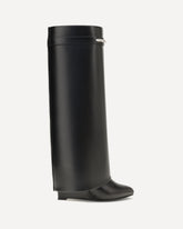 Leather Shark Boots - BLACK | Base Blu