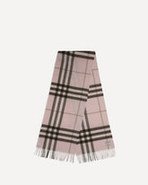 Check Cashmere Scarf - PINK | Base Blu