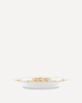 Oriente Italiano Collection porcelain flat Plate - WHITE | Base Blu