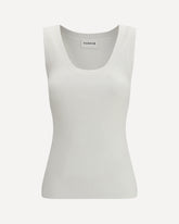 Ribbed tank Top - CREAM | Base Blu