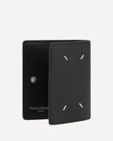 Wallet with iconic stitching - BLACK | Base Blu