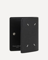 Wallet with iconic stitching - BLACK | Base Blu