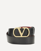 Reversible VLogo Belt - BLACK | Base Blu
