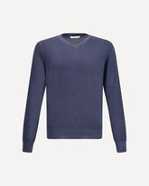 Green V-neck Sweater - GREEN | Base Blu