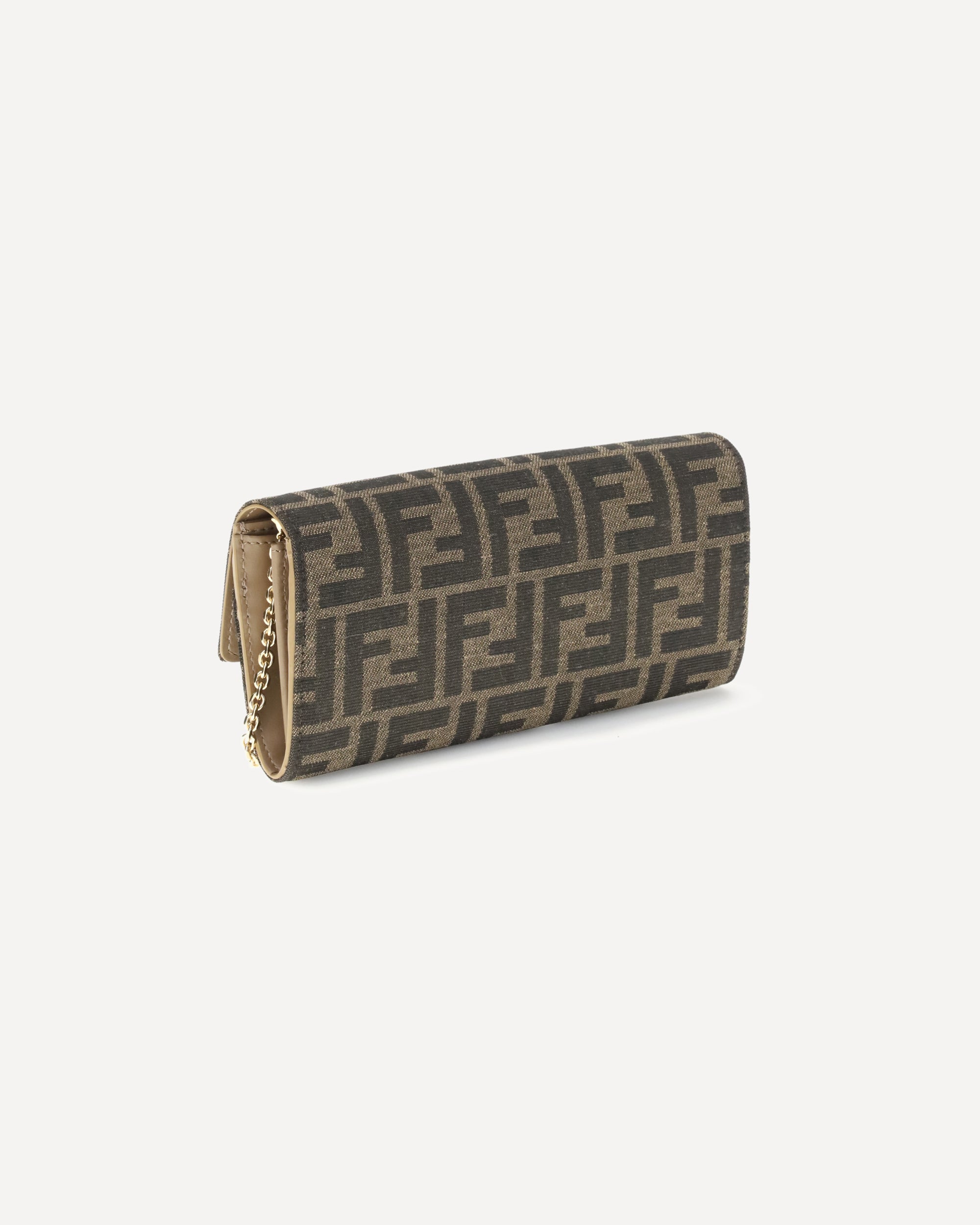FENDI Baguette Continental Wallet BROWN | Base Blu