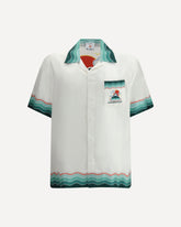 Montagne Ondulée Shirt - WHITE | Base Blu