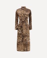 Patterned silk Dress - MULTICOLOUR | Base Blu