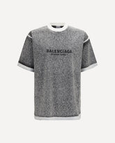 Oversized mélange T-shirt - GREY | Base Blu