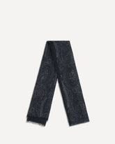 Paisley Scarf - BLACK | Base Blu