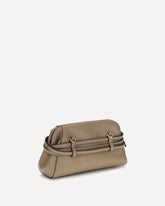 Belt-detail Clutch - BEIGE | Base Blu