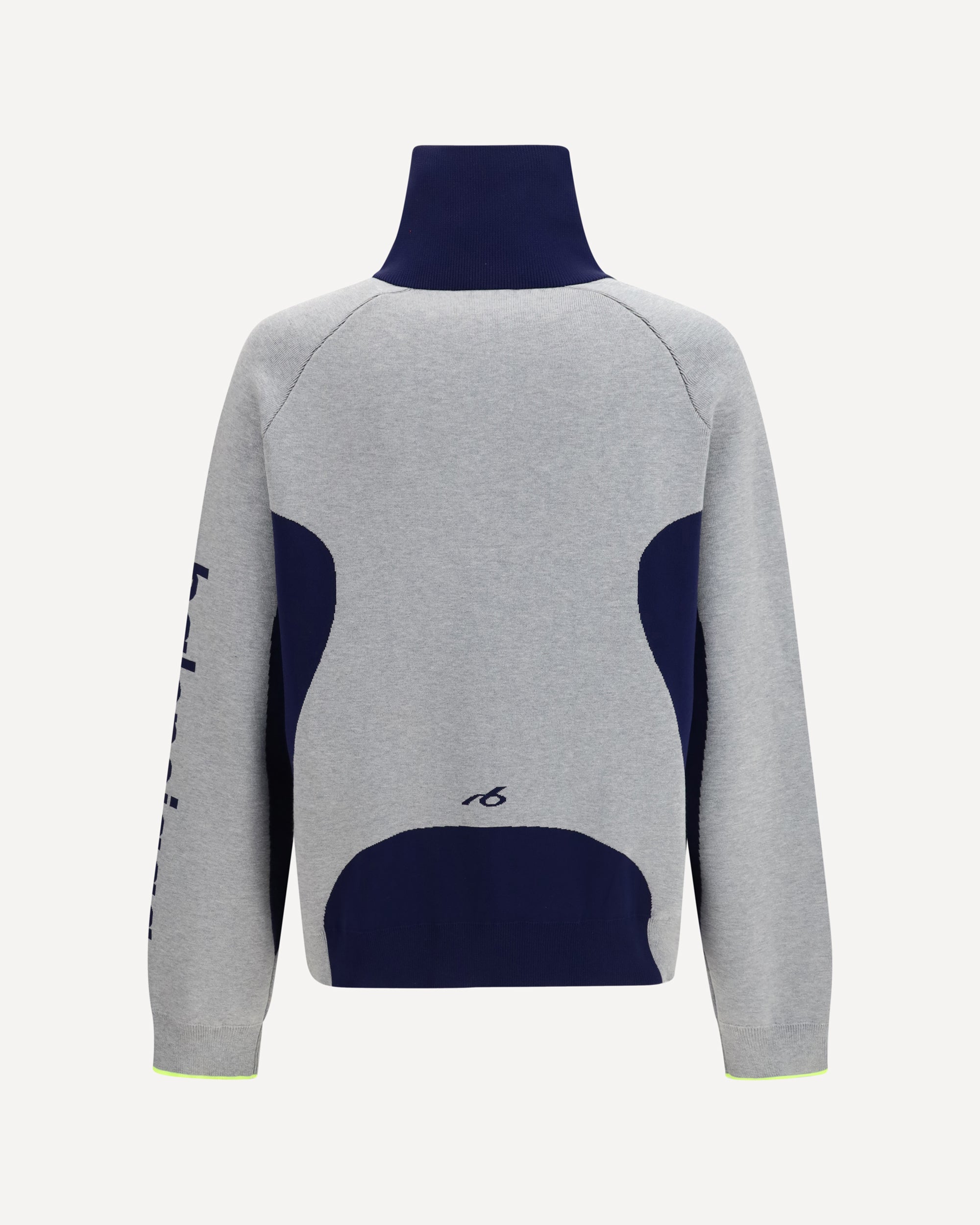 BALENCIAGA Bodys zip knit Sweater GREY | Base Blu