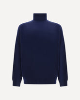 Turtleneck Sweater - BLUE | Base Blu