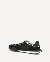 DG Logo leather Sneakers - BLACK | Base Blu