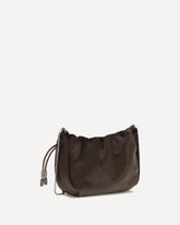 Mellow mini Ponyhair Shoulder Bag with Precious Chai - BROWN | Base Blu