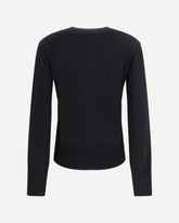 Bea wool Cardigan - BLACK | Base Blu