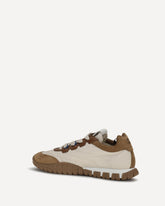 Fabric and suede Sneakers - BEIGE | Base Blu