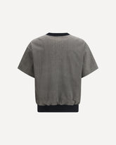 Crewneck Sweatshirt with short sleeves - GREY | Base Blu