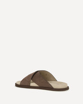 Suede Sandals - BROWN | Base Blu