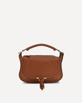 Marcie small Shoulder Bag - BROWN | Base Blu