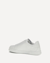 Leather Sneakers - WHITE | Base Blu