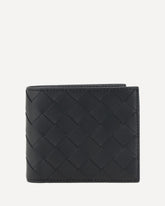 Portafogli Intrecciato bifold - NERO | Base Blu