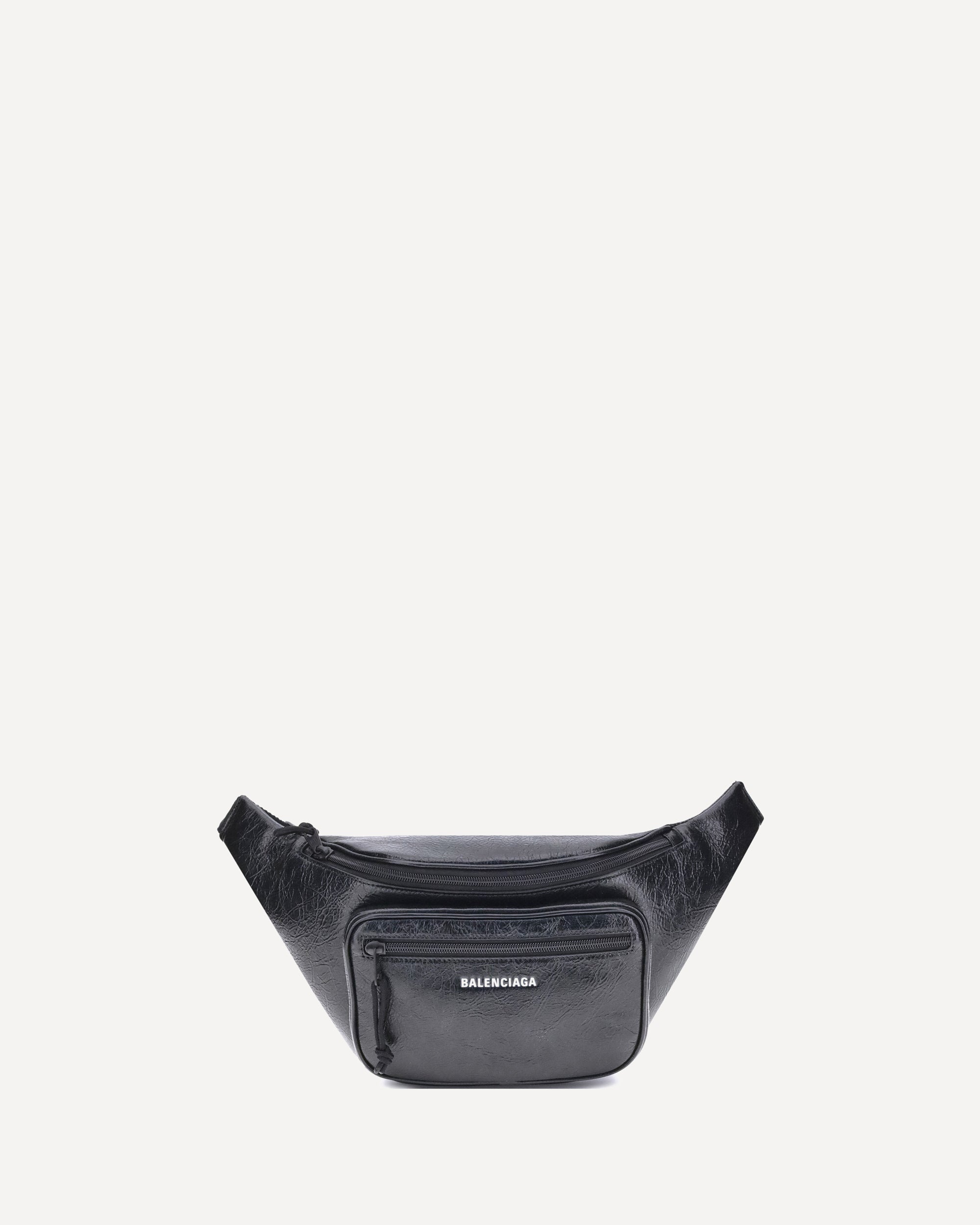 BALENCIAGA Explorer Fanny Pack BLACK | Base Blu