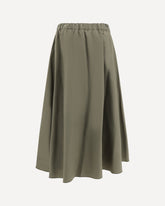 Wide midi Skirt - GREEN | Base Blu