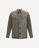 Camicia in Denim sovratinto  - GRIGIO | Base Blu