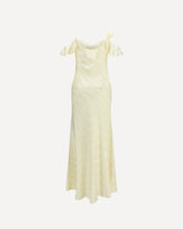 Satin striped Dress - YELLOW | Base Blu