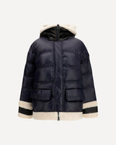 Kunto Bg faux fur Puffer Jacket - BLUE | Base Blu