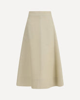 Wide midi Skirt - BEIGE | Base Blu