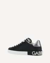 Sneakers in pelle - NERO | Base Blu