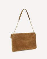 Cassandre suede Shoulder Bag - BEIGE | Base Blu