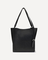 Courier Tote Bag - BLACK | Base Blu