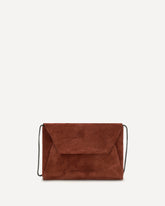 BC Duo suede Clutch Bag - BORDEAUX | Base Blu