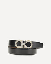 Reversible and adjustable Gancini Belt - MULTICOLOUR | Base Blu