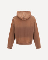 Hoodie with stitch details - BROWN | Base Blu