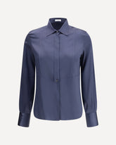 Camicia in Seta  - BLU | Base Blu